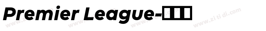 Premier League字体转换